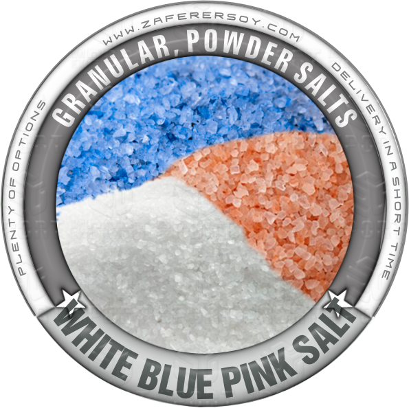 WHITE BLUE PINK SALT